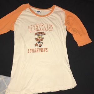 🎈BUNDLE ITEM🎈Texas Longhorns 3/4 raglan baseball